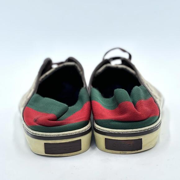 Gucci Coda Guccissima sneakers red green web - Picture 8 of 13